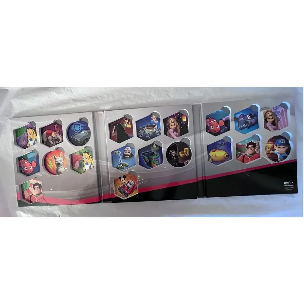Disney Infinity 1.0 - Power Disc Lot - Case and 18 Discs